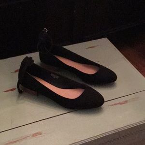 Loft block heel ballet flats